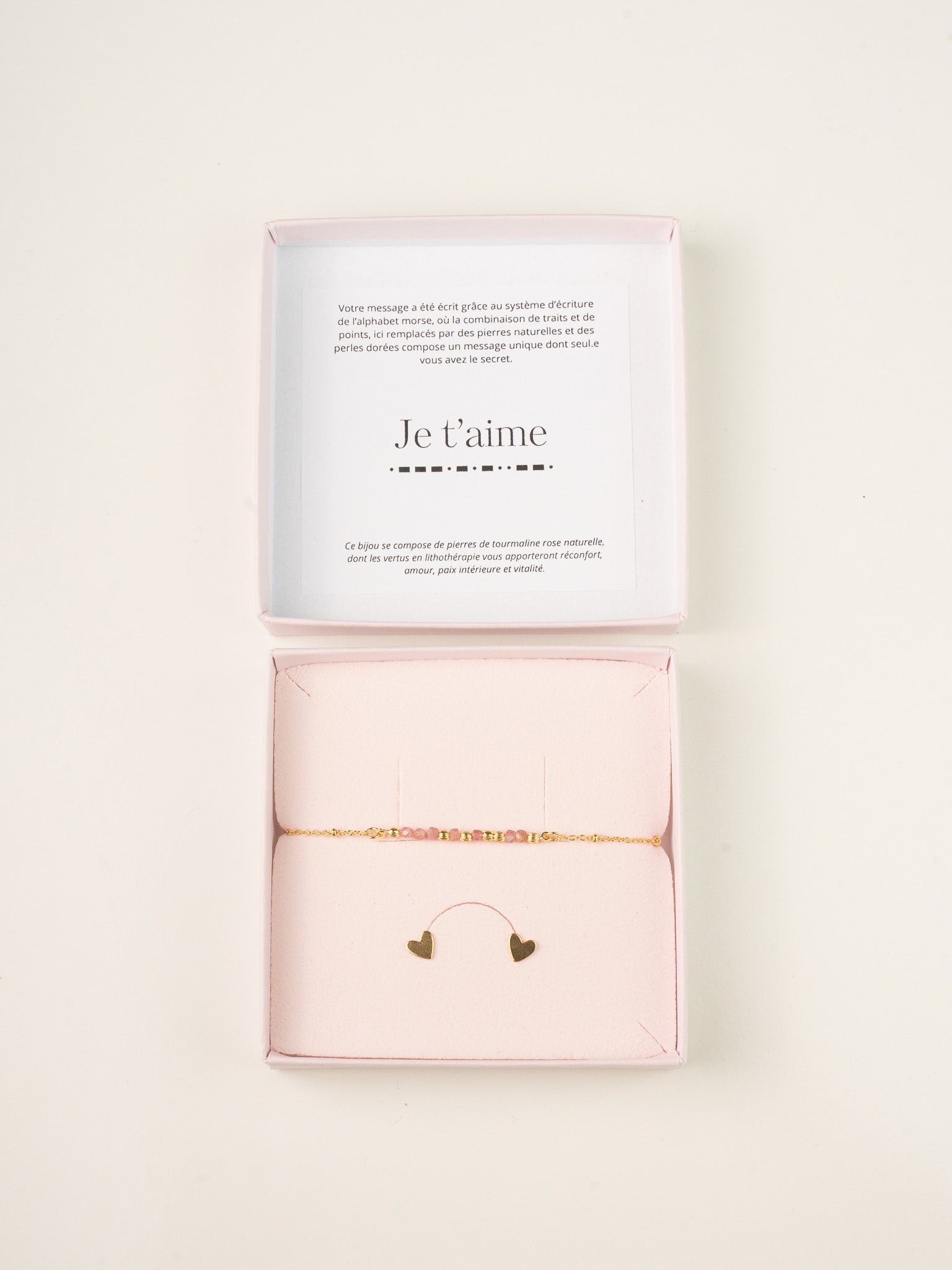 Coffret "Avec Amour" | Bracelet "Je t'aime"