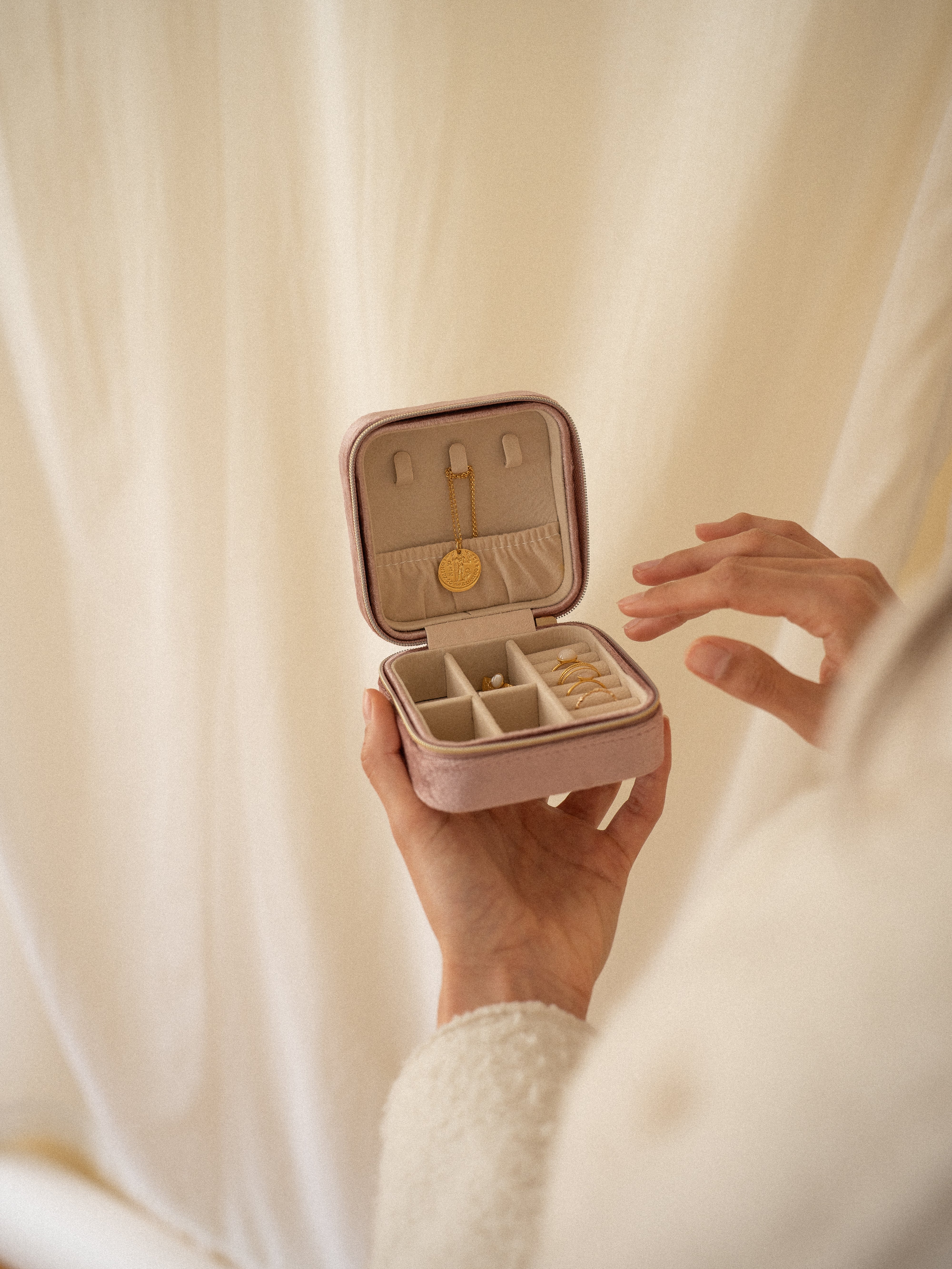 Boite à bijoux de voyage