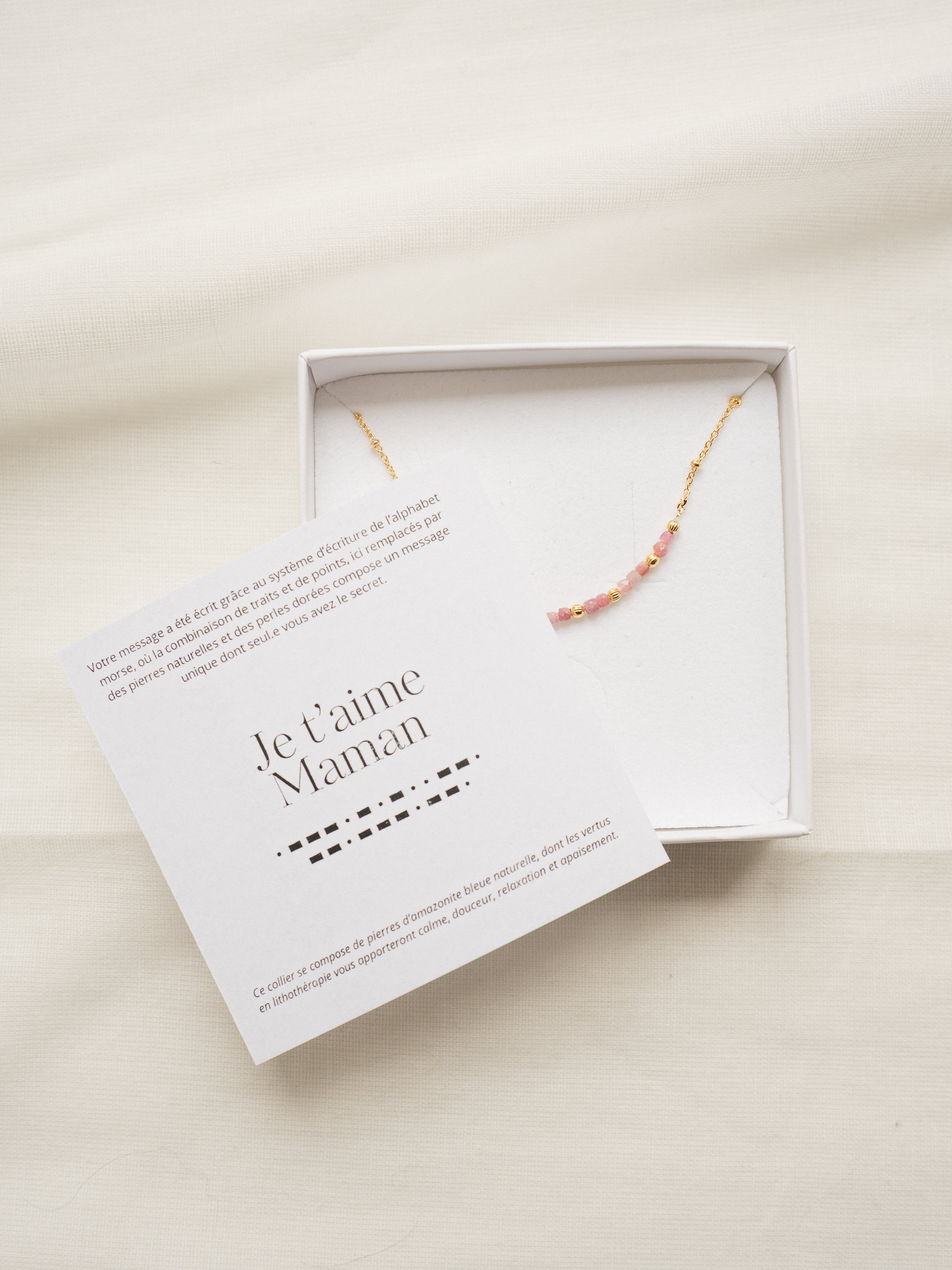 Collier "Je t'aime Maman"
