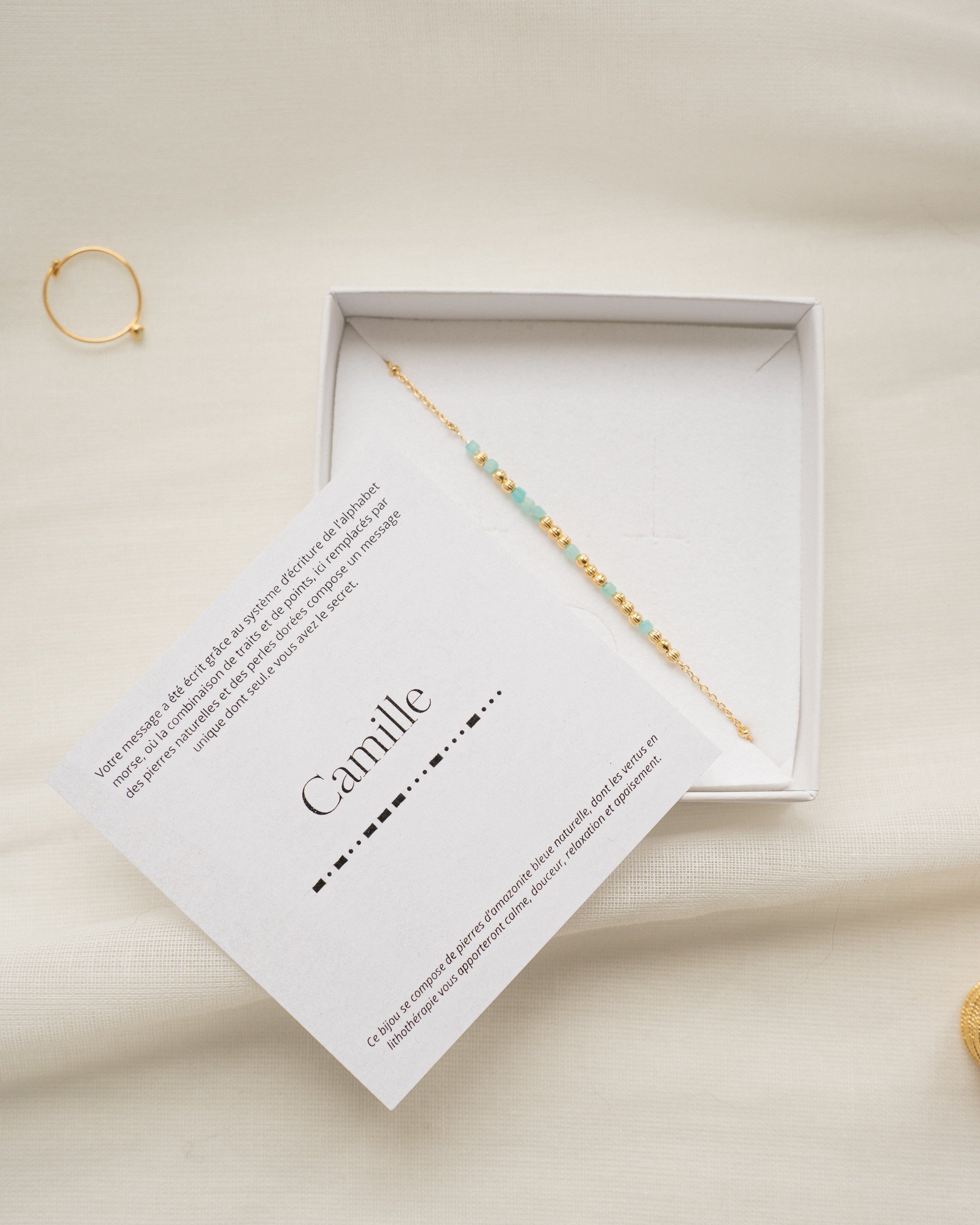 Bijou secret en morse à personnaliser