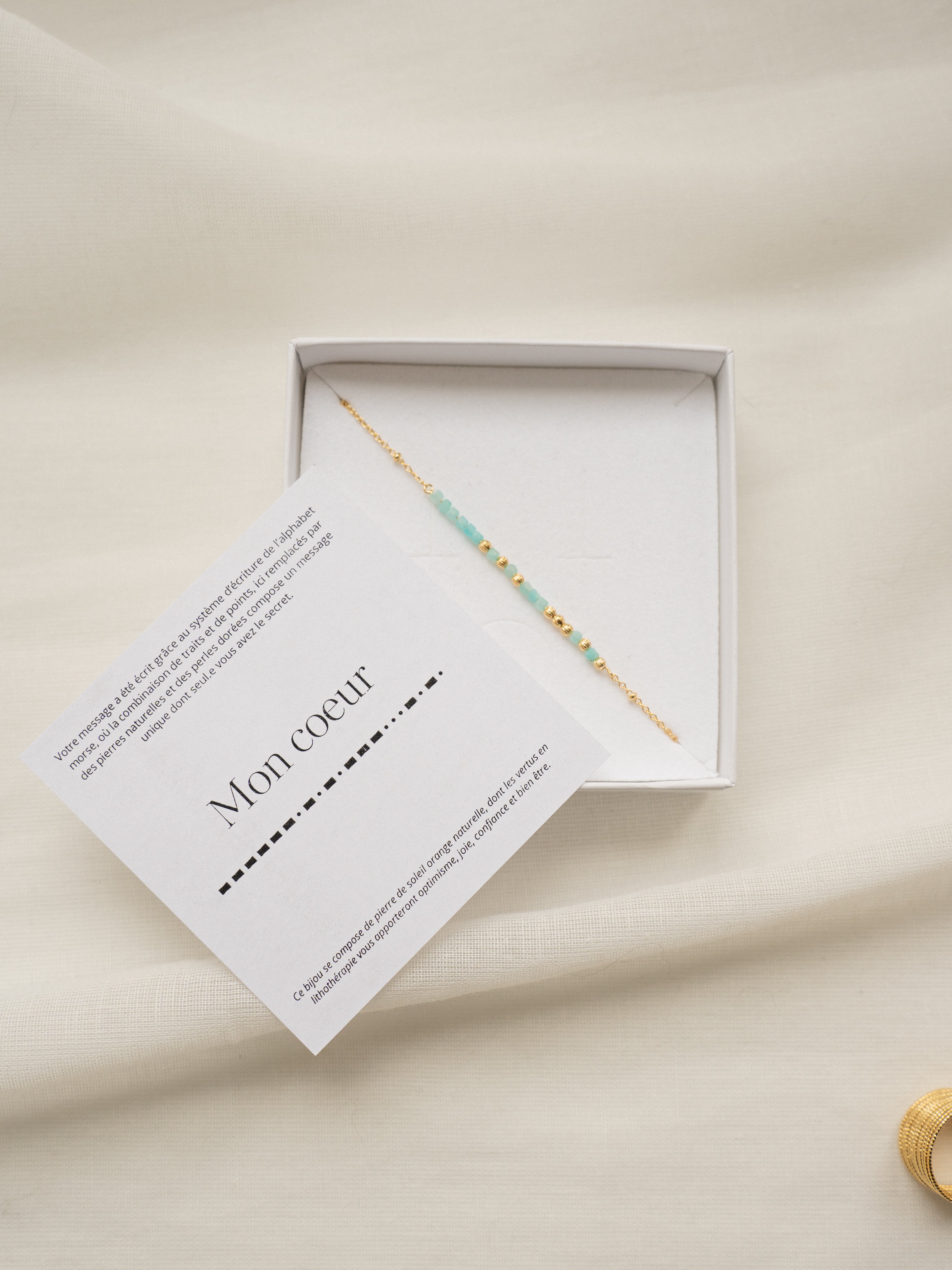 Bijou morse "Mon coeur"