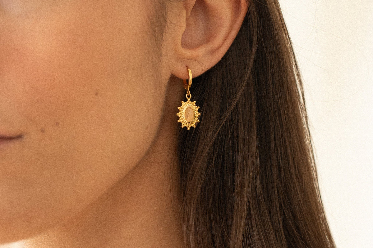 Boucles D'oreilles 'dormeuses' - Style Classique Et élégant - Occasion