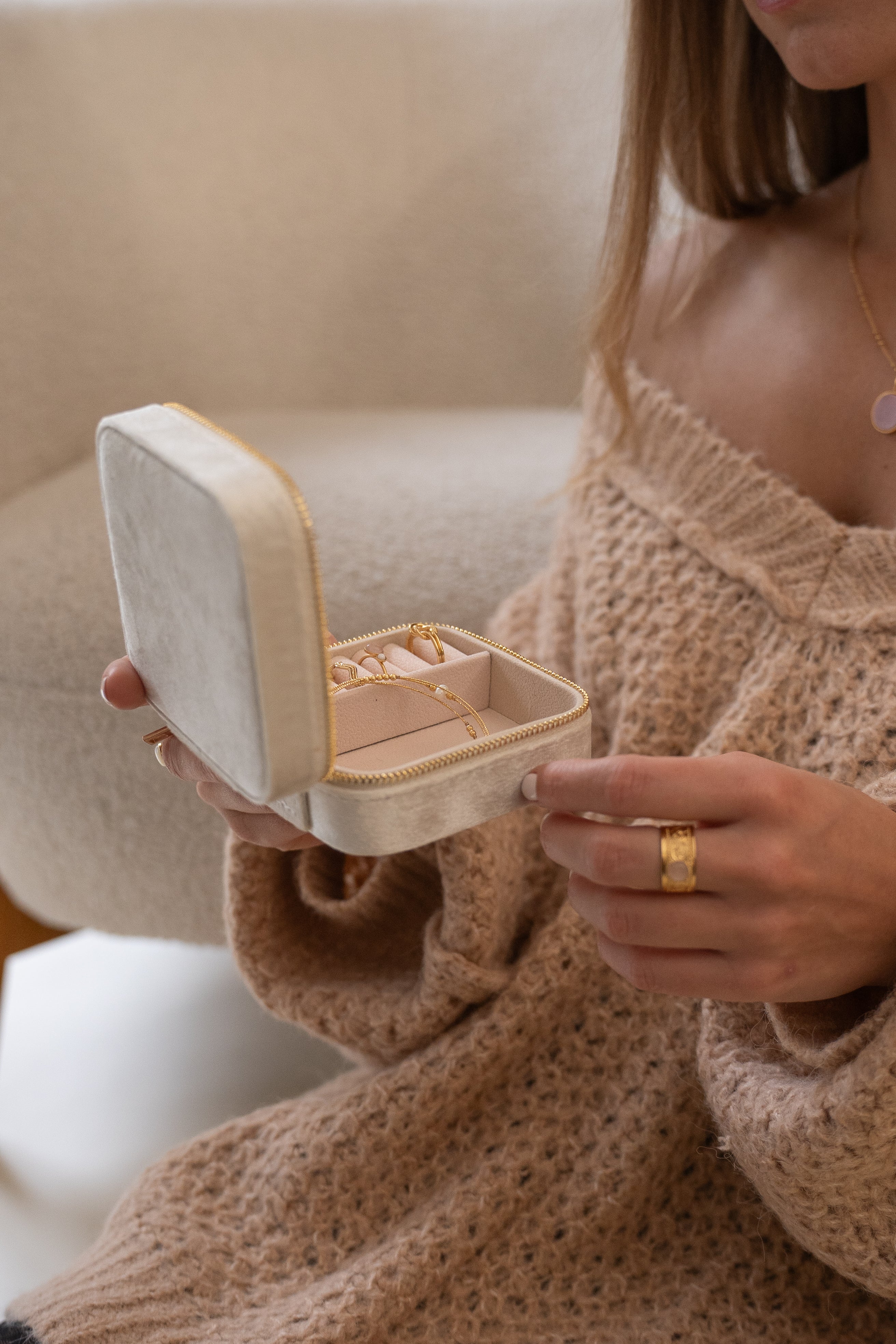Boite à bijoux de voyage