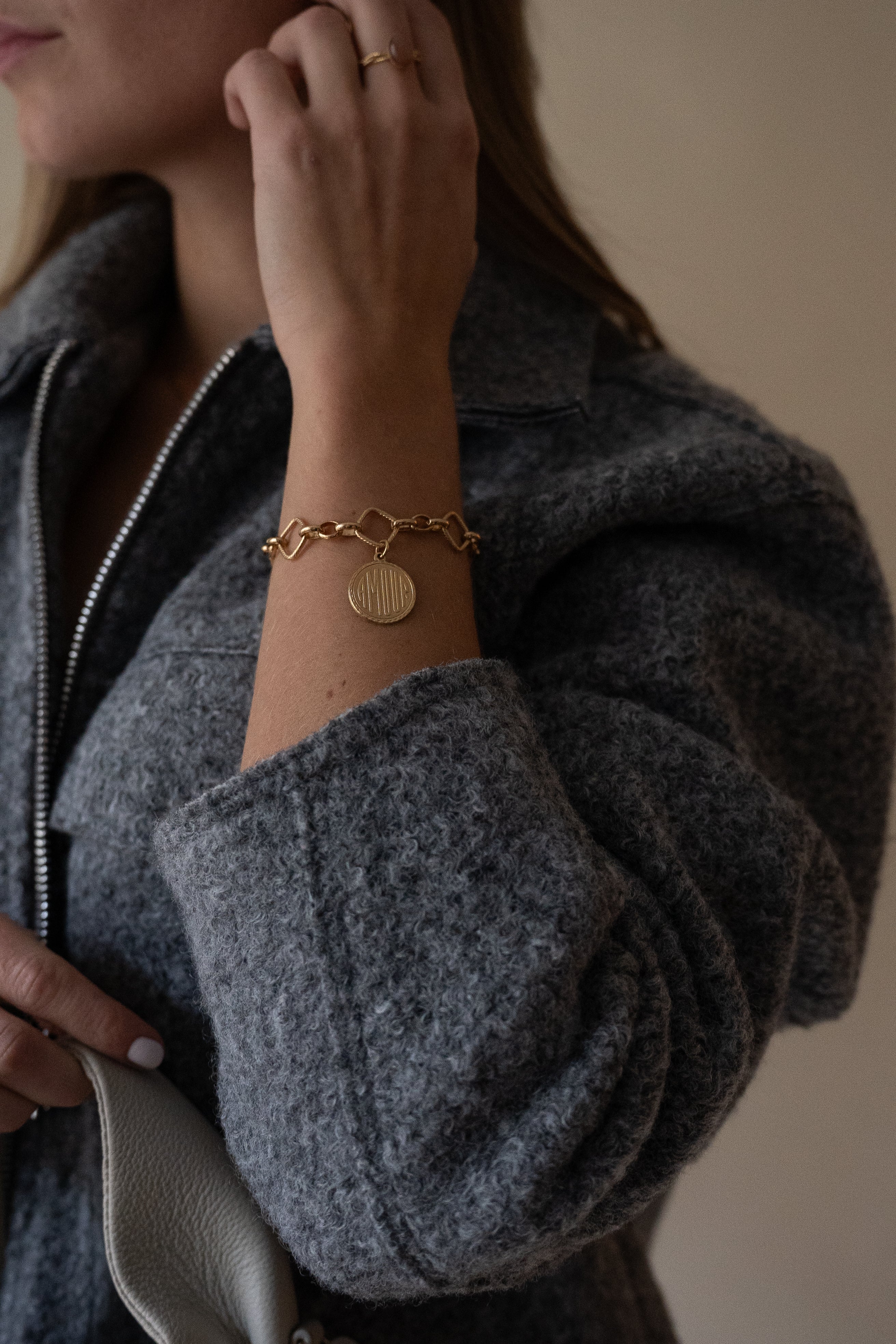 Bracelet Miley - Médaille Amour