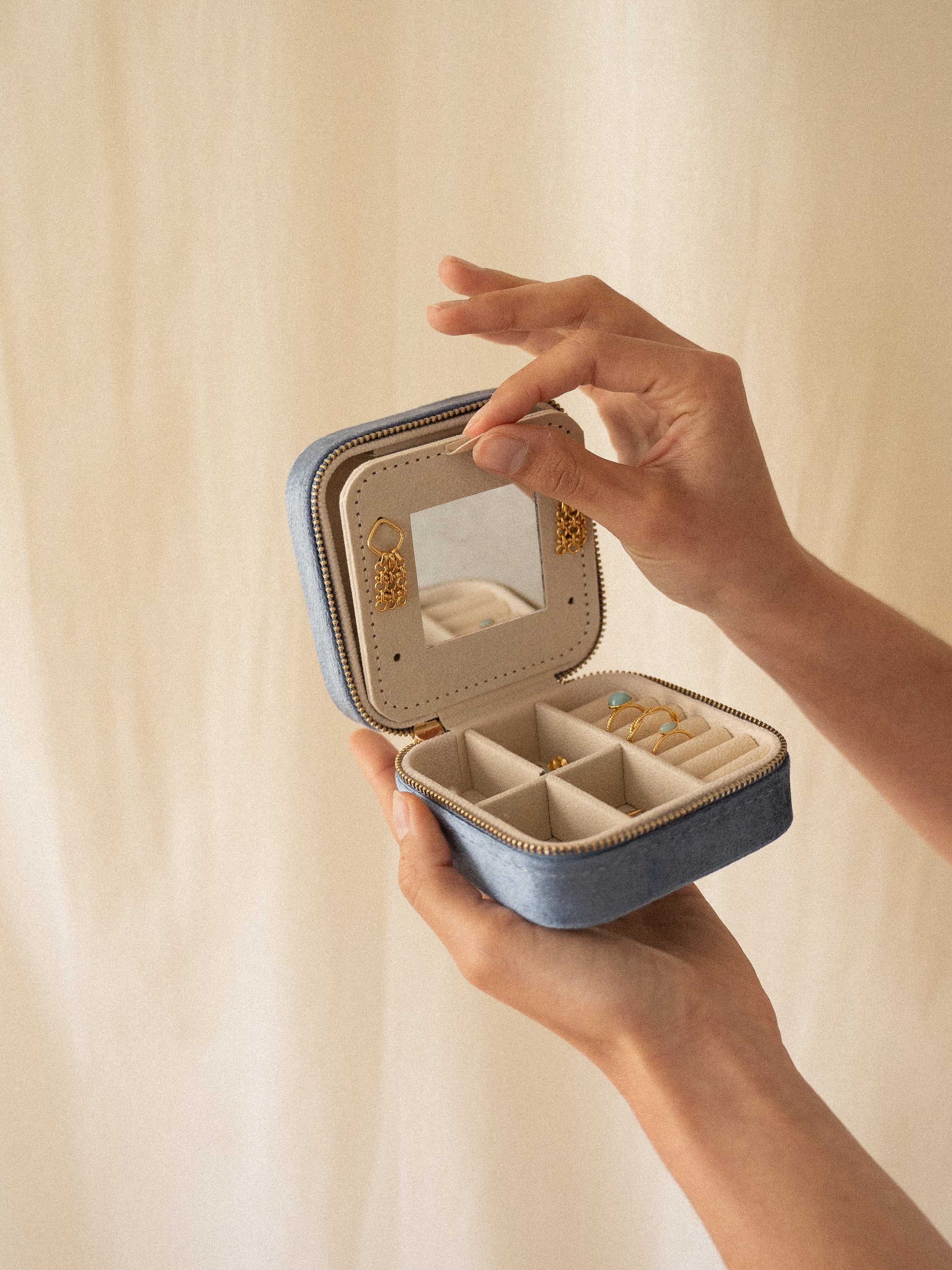 Boite à bijoux de voyage
